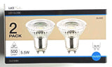 Luce Bella GLD180BX GU10 5.5W 500 Lumens 36° Daylight LED Globe - 2 Pack