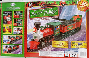 Battery Operated Happy Holiday Express 22 Pieces Train Set