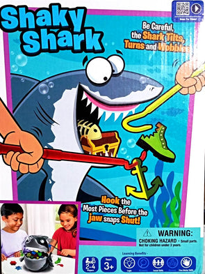 25 Pieces Shaky Shark Fishing Game / Suitable for Ages 3+ Years