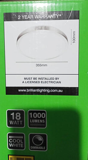 Cassidi 355mm LED Dimmable Ceiling Light