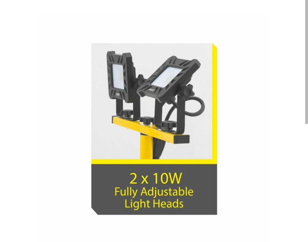 Arlec 1600lm Tripod worklight WL0210 /5000k Daylight/120º Beam Angle