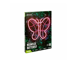Lytworx Solar Hanging Pink NeonFlex Butterfly / 67178