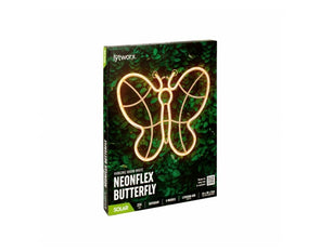 Lytworx Solar Hanging Warm White NeonFlex Butterfly /67179