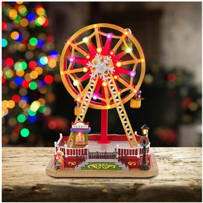 Lytworx Festive 26 LED Multicolour Musical Ferris Wheel/Battery/USB/8 Xmas Songs