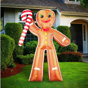 Lytworx 4m Inflatable Gingerbread Man/Suitable indoor/outdoor