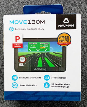 Navman MOVE130M 5-inch Touch Screen GPS Navigator/Free Maps Included