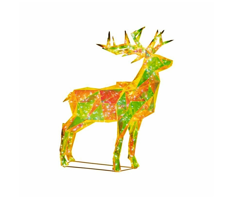 Arlec 70cm 180 Multi-Colour LED Festive Reindeer Statue LVX996 - TheITmart