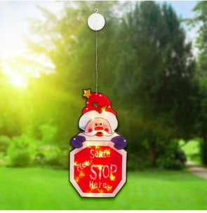 Lytworx Battery Operated 20 Warm White LEDs Santa Pendant Light