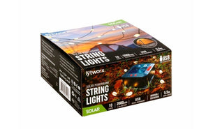 Lytworx Solar/USB Powerbank String Lights - 10 Pack/Indoor or Outdoor Use