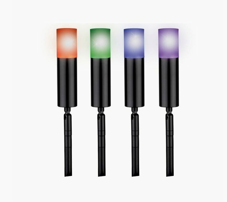 Arlec 4 Smart Low Voltage RGBW LED Bollard Lights/Perfect for Any Ocassion