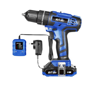 XU1 Blue XLHDK-18018Volt Cordless Hammer Drill Kit
