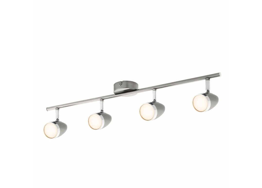 Verve Design 4 x 5W Brushed Nickel Vector LED Spotlight