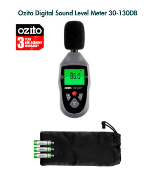 Ozito ODSM-130D Digital Sound Level Meter 30-130DB