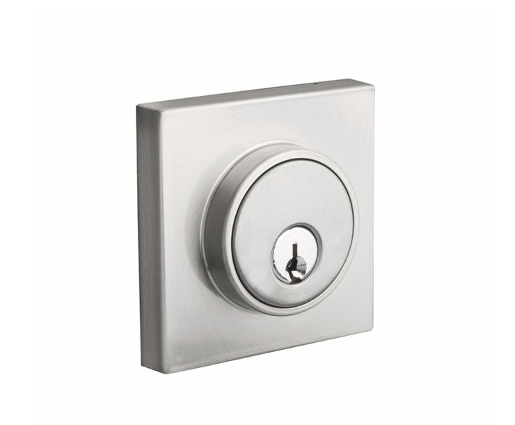 Lane Polished Chrome Slimline Square Single Cylinder Deadbolt