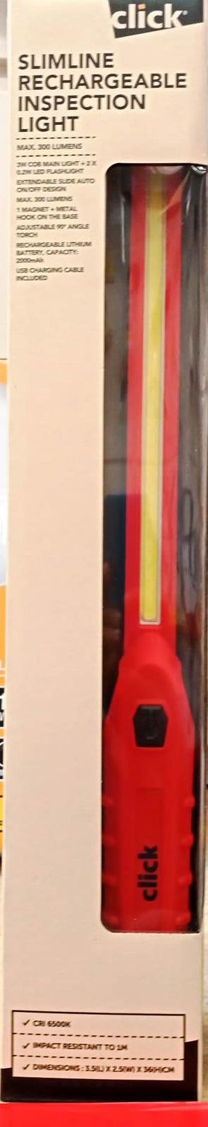 Click Rechargeable Slimline Inspection Light GS8831