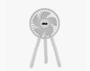 Click 8cm Rechargeable Mini Desk Fan with Flexible Tripod - ADF1010