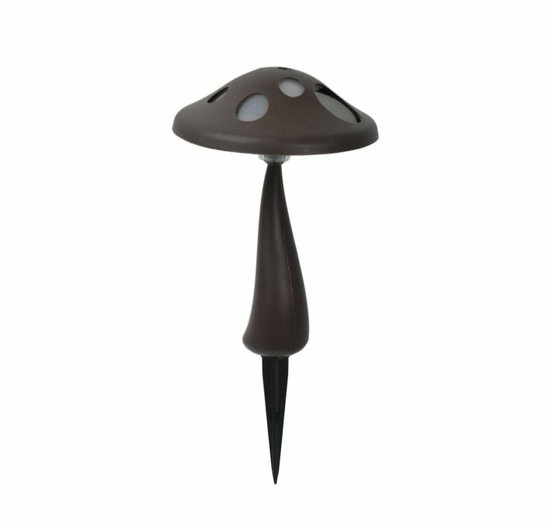 Click 17.5cm Mushroom Solar LED Pathway Light - 4 Pack