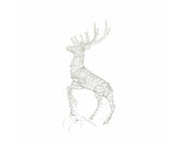 Lytworx 2.2m Low Voltage White Reindeer Statue/1200 Bright LEDs - TheITmart