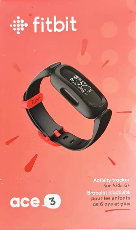 Fitbit Ace 3 Kids Activity Tracker (Black/Red)/FB419BKRD-FRCJK
