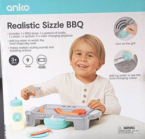 Anko Realistic Sizzle BBQ /Coloring Changing Playfood Suitable for 3+ Years