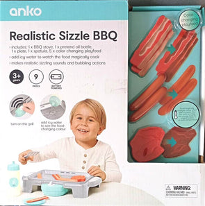 Anko Realistic Sizzle BBQ /Coloring Changing Playfood Suitable for 3+ Years