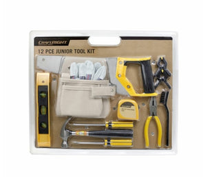 Craftright 12 Piece Junior Tool Kit/ Suitable for Ages 7+ Years