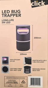 Click 5W Rechargeable LED Bug Trapper Suction