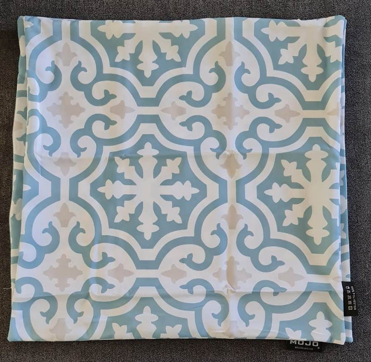 Mojo 45cm Marrakesh Light Blue Cushion Cover - 2 Pack /Contemporary Design