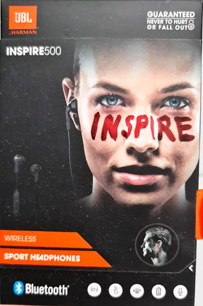 JBL Inspire 500 For Women In-Ear Wireless/Bluetooth Sport Headphones Black - TheITmart