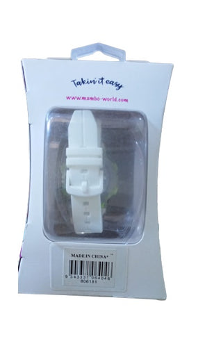 Mambo Digital Watch - White/ Ideal for gift