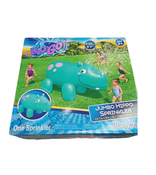 Bestway 2.00m x 96cm x 1.27m Jumbo Hippo Sprinkler