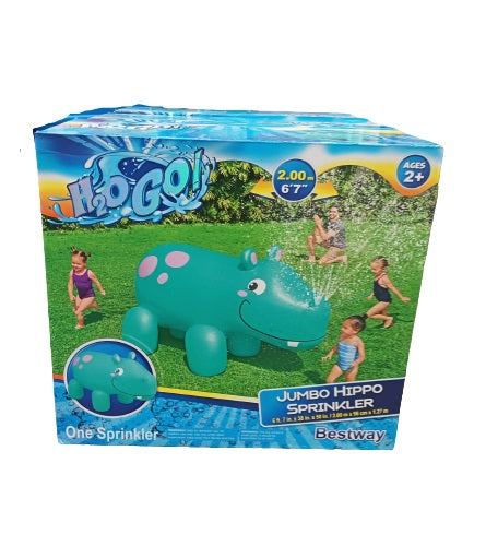 Bestway 2.00m x 96cm x 1.27m Jumbo Hippo Sprinkler