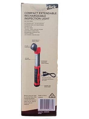 Click Rechargeable Compact Extendabale Inspection Light GS8103