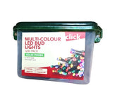 CLICK Multi-Colour 1200 LED Solar BUD Lights / 59.9m Lit Length / 8 Functions