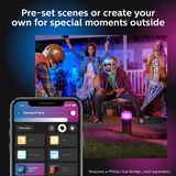 Philips 8W Hue Calla Garden Bollard Smart LED Light Extension Kit with Timer - TheITmart