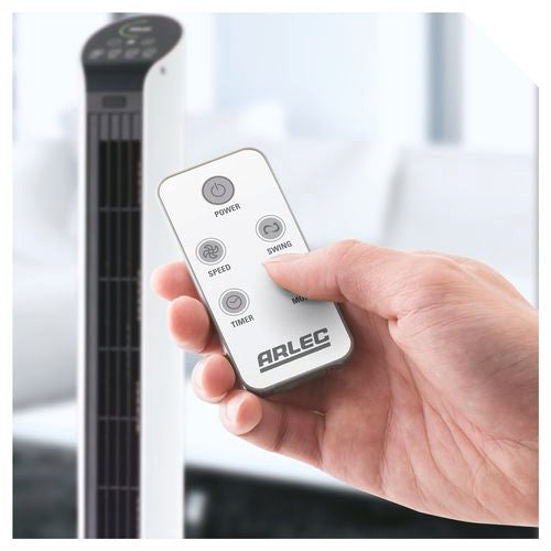 Arlec 120cm Rialto DC Tower Fan With Remote Control / ATF212