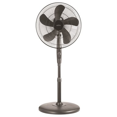 Mistral 40cm Black DC Pedestal Fan With Remote / 6 Speed Settings - TheITmart