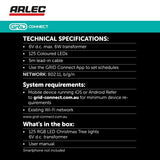 Arlec 125 RGB Smart LED Low Voltage Christmas Tree Lights - TheITmart