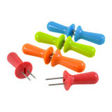 BBQ Buddy Corn Cob Holders- Set of 4 / Assorted Colours - TheITmart