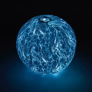 Light Up Inflatable Pool Ball - Blue/ Suitable for Ages 6+ Years