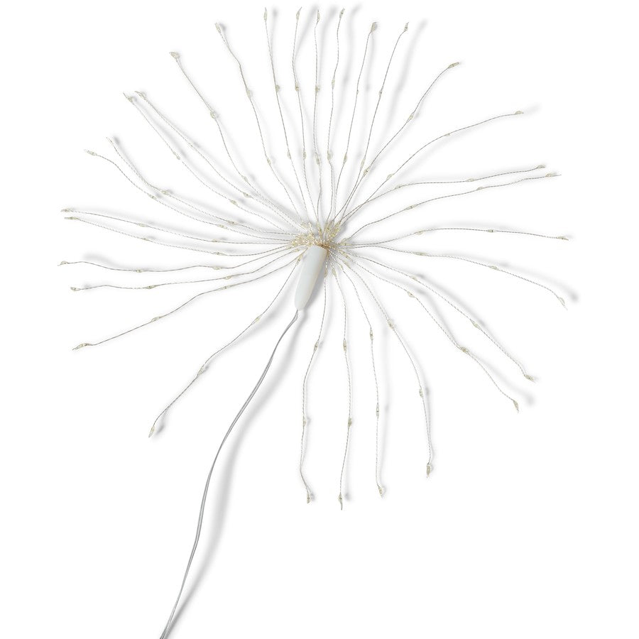Mirabella Christmas Battery Operated 120 LED Firework Wire Light - Cool White