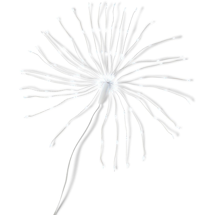 Mirabella Christmas Battery Operated 120 LED Firework Wire Light - Cool White
