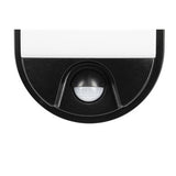 Brilliant Lighting 10W Barnet Slimline Oval Bunker Security Sensor Light / Black