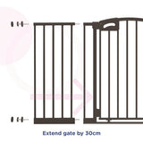 Perma Child Safety 30cm Warm Black Gate Extension - TheITmart