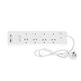 Arlec Grid Connect Smart 4 Outlet Powerboard PB89HA - White - TheITmart