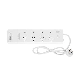 Arlec Grid Connect Smart 4 Outlet Powerboard PB89HA - White