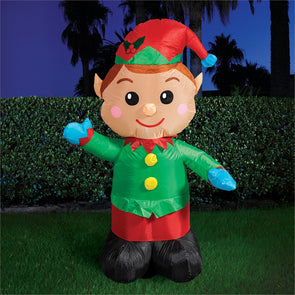 Lytworx 1.2m Inflatable Elf with 3 Super Bright LEDs