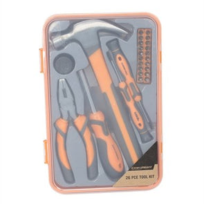 Craftright 26 Piece Toolkit- Colour Orange / grey