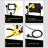 Arlec 20W 1600lm LED Worklight With Spring Clamp/Weatherproof