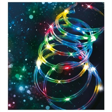 Arlec 10m Coloured Solar Powered Thin LED Rope Light - TheITmart